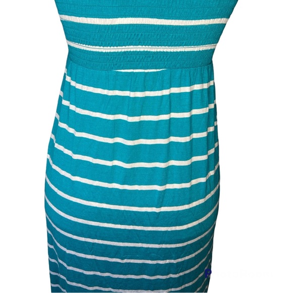 Papaya Tube Top Turquoise Dress Medium - Picture 6 of 6